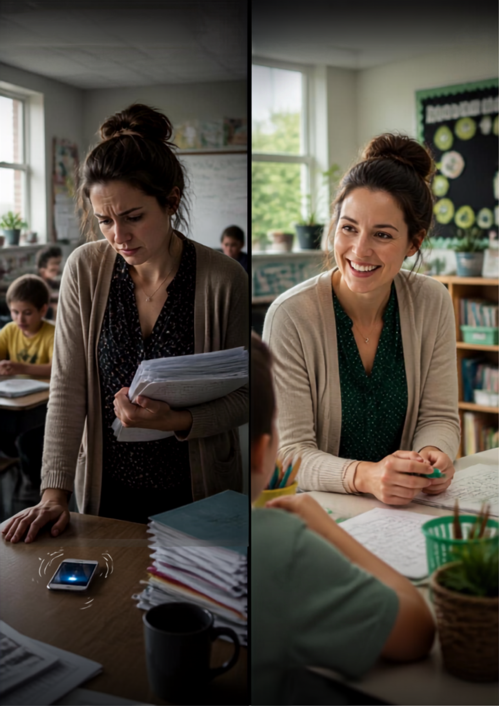 Educator reality — personal emotional ambiguity to restored presence